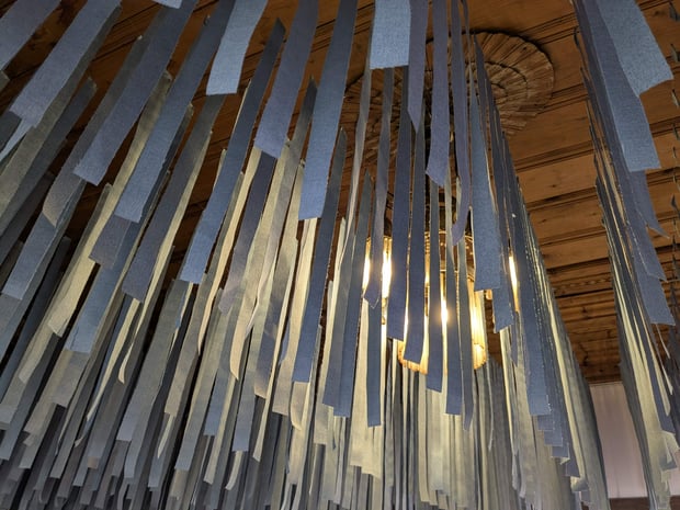 Инсталация 1176 - небесно синьо